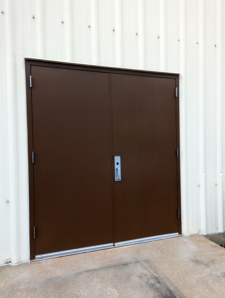 New double entry door installed at Purcellville Water Treatment Plant