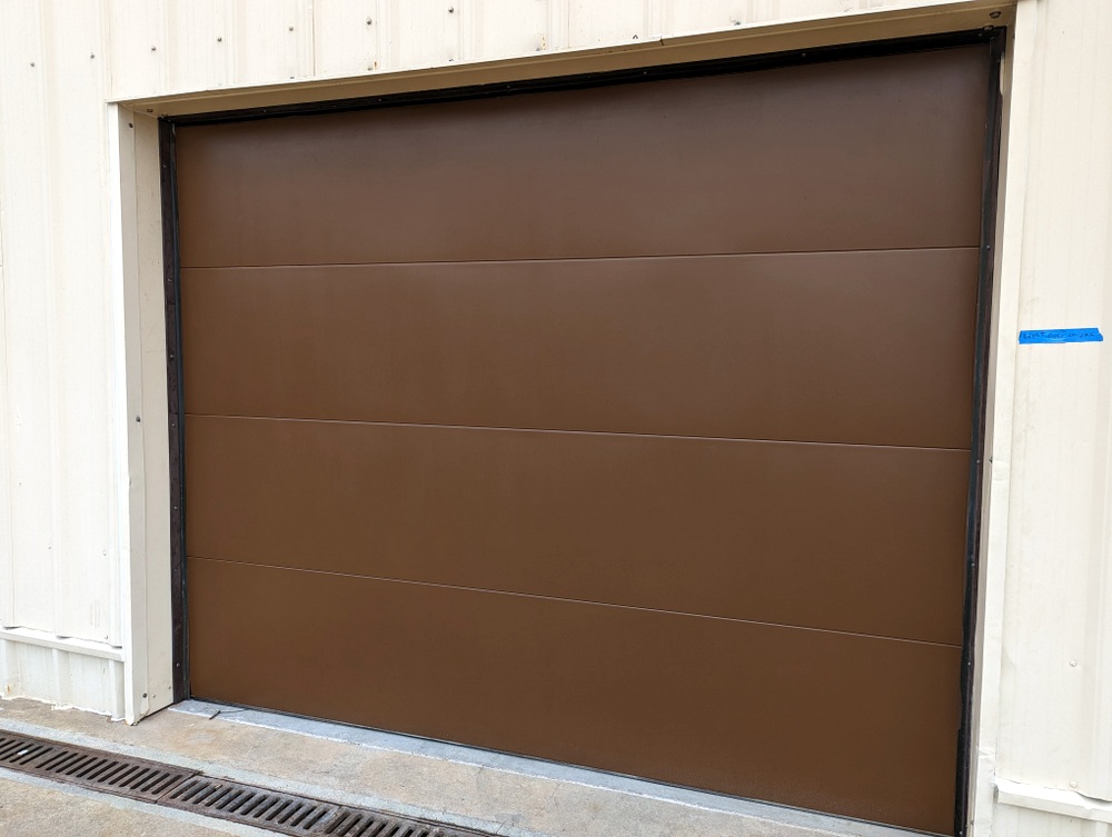 New loading door installation for Purcellville Water Treatment Plant