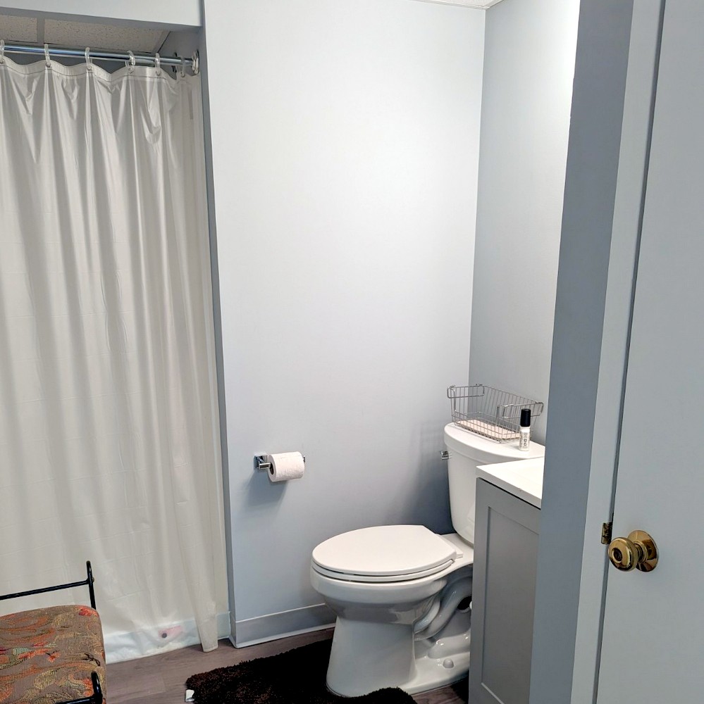 Bathroom renovation in commercial space