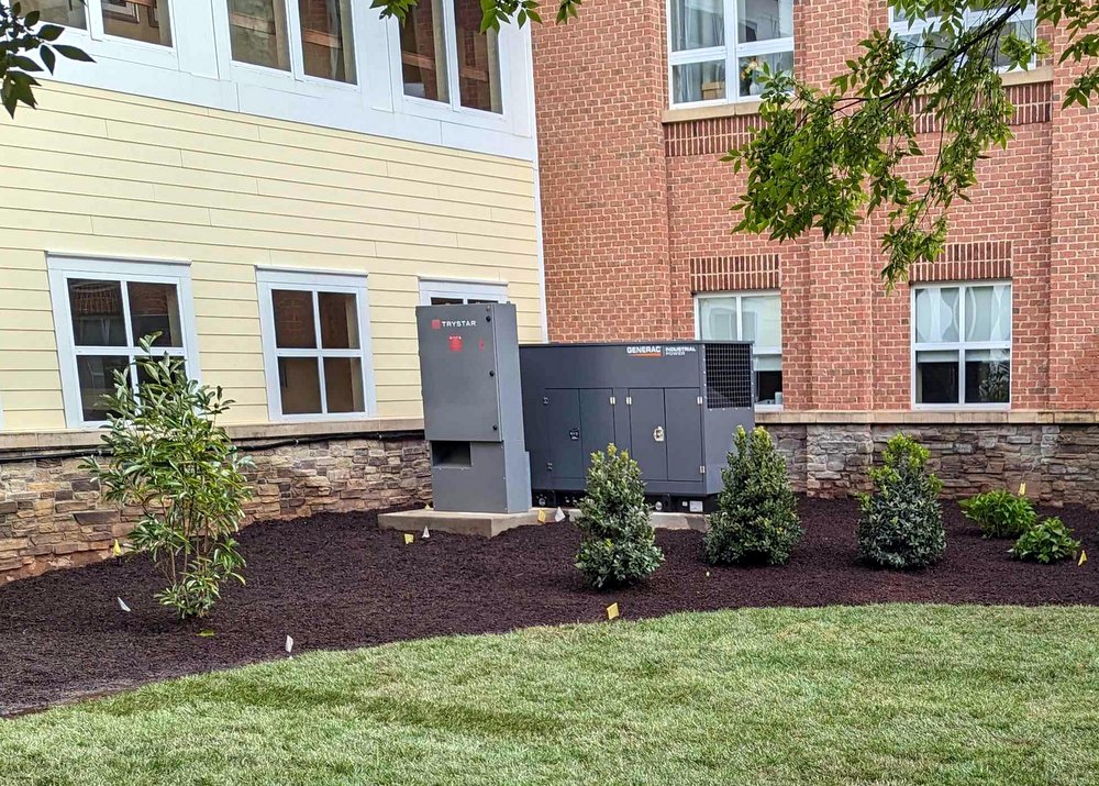 Installation of 60kw emergency backup generator at Erickson Senior Living