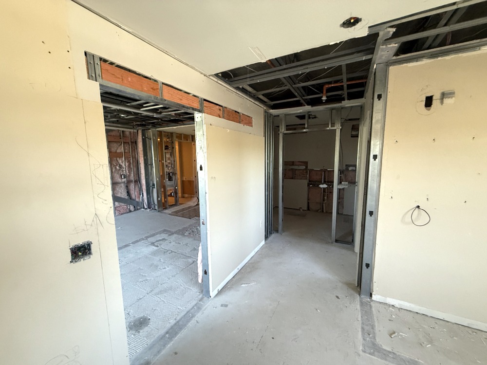 apartment prior to completing interior finishes