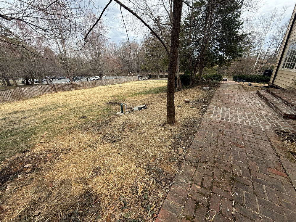 restoration of existing brick sidewalks for Fairfax County Clemyjontri Water Infiltration grounds
